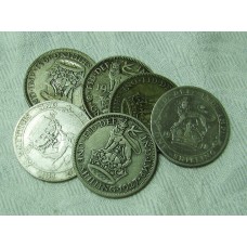 GREAT BRITAIN UK 1907-1941 . SHILLINGS . 6 COINS